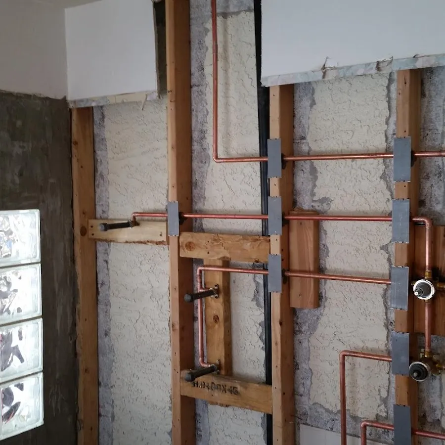 Copper pipe installation for Burst Pipe Repair in Bedminster