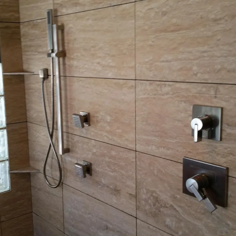 Shower fixture installation for Water Heater Replacement in Bedminster